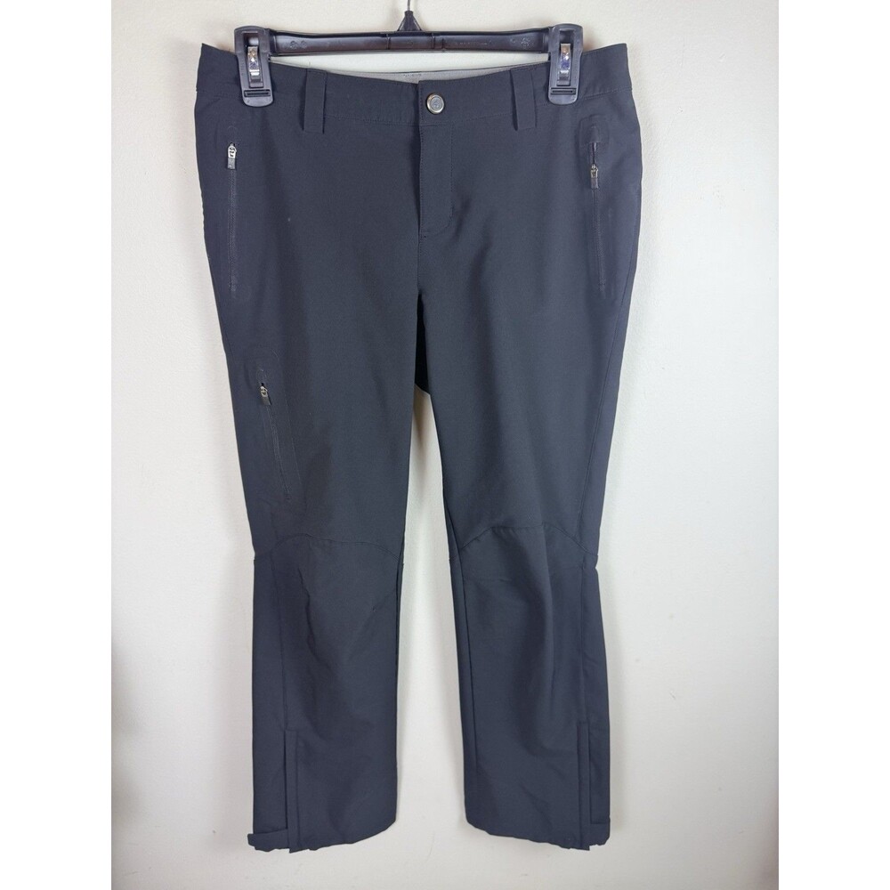 REI Pants Womens 4 Pockets Hiking Casual Lightweight Black Drawstring Size 4